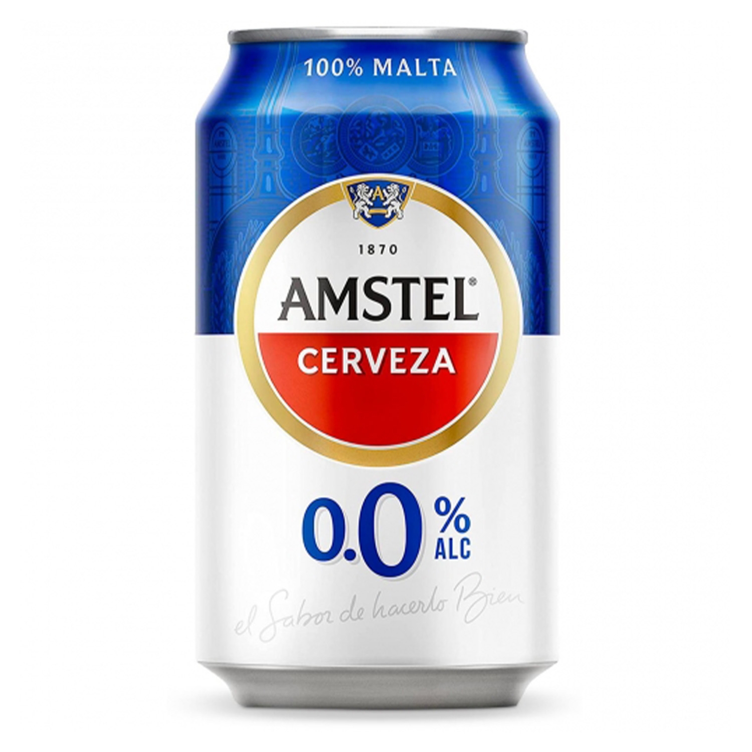 AMSTEL 0,0% 1/3 LATA 24 UDS
