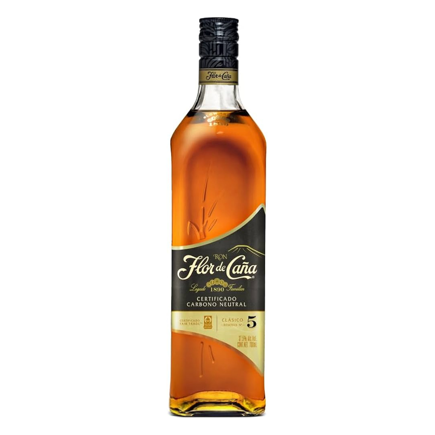 RON FLOR DE CAÑA 5 AÑOS 70 CL