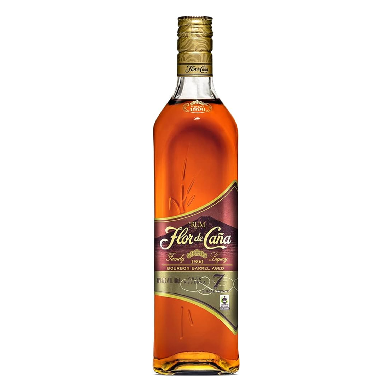 RON FLOR DE CAÑA 7 AÑOS  70 CL