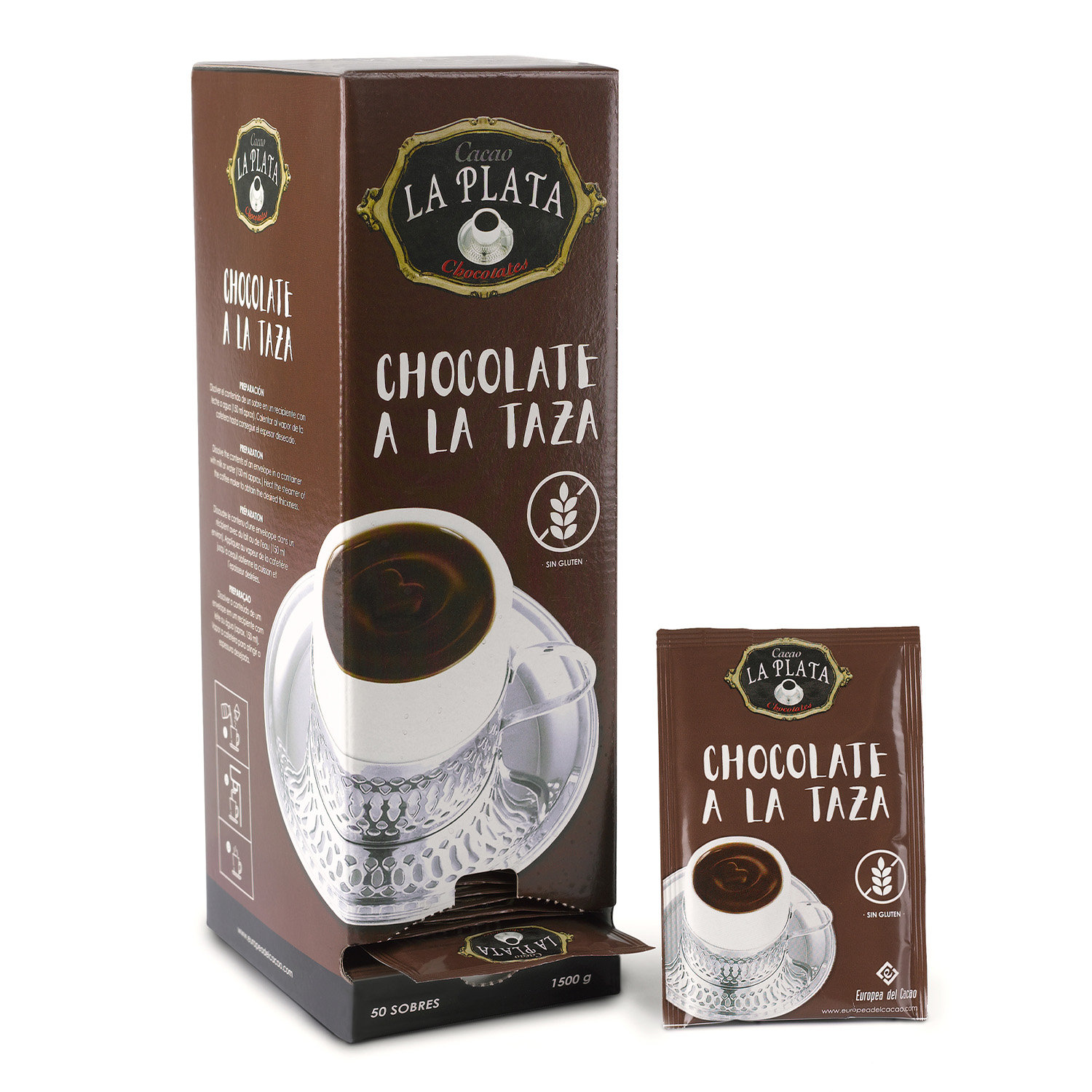 CHOCOLATE SOBRE LA PLATA 30 G x 50 UDS
