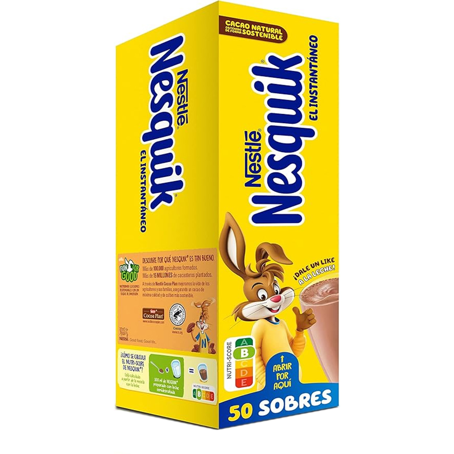 NESQUIK SOBRE 14 GRS 50 UDS